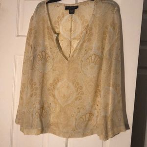 Banana republic sheer blouse